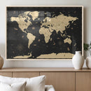 World Map Canvas Print – Detailed Map of the World Wall Art by MyGreatCanvas | Canvas Wall Art Prints | Photo Prints & Wall Decor
