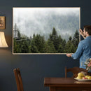 Misty Mountain Forest Wall Art Canvas Print by MyGreatCanvas | Canvas Wall Art Prints | Photo Prints & Wall Decor