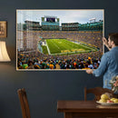 Green Bay Packers Stadium Wall Art Canvas Print, Lambeau by MyGreatCanvas | Canvas Wall Art Prints | Photo Prints & Wall Decor