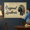 Original Landlords Wall Art Canvas Print, Native American by MyGreatCanvas | Canvas Wall Art Prints | Photo Prints & Wall Decor
