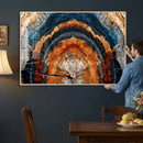 Abstract Wood Grain Canvas Print, Tree Ring Pattern Wall by MyGreatCanvas | Canvas Wall Art Prints | Photo Prints & Wall Decor