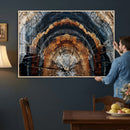 Abstract Wood Grain Canvas Print, Tree Ring Pattern Wall by MyGreatCanvas | Canvas Wall Art Prints | Photo Prints & Wall Decor