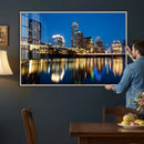 Austin Skyline Wall Art Canvas Print, Austin Downtown Night by MyGreatCanvas | Canvas Wall Art Prints | Photo Prints & Wall Decor