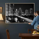 Austin Skyline Wall Art Canvas Print, Austin Downtown Night by MyGreatCanvas | Canvas Wall Art Prints | Photo Prints & Wall Decor