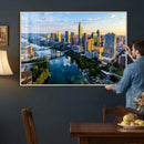 Austin Skyline Wall Art Canvas Print, Austin Downtown Night by MyGreatCanvas | Canvas Wall Art Prints | Photo Prints & Wall Decor