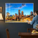 Boston Wall Art Canvas Print, Boston City Downtown Night by MyGreatCanvas | Canvas Wall Art Prints | Photo Prints & Wall Decor