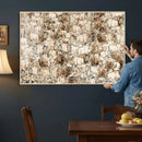 Farmhouse Animals Print - Abstract Farm Animal Drawing by MyGreatCanvas | Canvas Wall Art Prints | Photo Prints & Wall Decor
