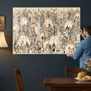 Native American Indian Wall Art Canvas Print - Abstract by MyGreatCanvas | Canvas Wall Art Prints | Photo Prints & Wall Decor