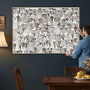 Abstract Texas Cow Wall Art Canvas Print - Farm Longhorn by MyGreatCanvas | Canvas Wall Art Prints | Photo Prints & Wall Decor