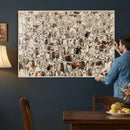 Abstract Longhorn Wall Art Canvas Print - Farm Animal by MyGreatCanvas | Canvas Wall Art Prints | Photo Prints & Wall Decor