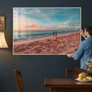 Pastel Beach Wall Art Canvas Print – Soft Coastal by MyGreatCanvas | Canvas Wall Art Prints | Photo Prints & Wall Decor