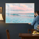 Ocean Wave Wall Art Canvas Print, Pastel Surf Seascape by MyGreatCanvas | Canvas Wall Art Prints | Photo Prints & Wall Decor