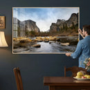 Yosemite Valley Mountain Landscape Wall Art Canvas Print, by MyGreatCanvas | Canvas Wall Art Prints | Photo Prints & Wall Decor