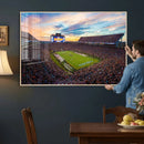 Auburn Stadium Sunset Wall Art Canvas Print, Jordan Hare by MyGreatCanvas | Canvas Wall Art Prints | Photo Prints & Wall Decor