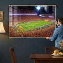 Clemson Football Stadium Wall Art Canvas Print, College by MyGreatCanvas | Canvas Wall Art Prints | Photo Prints & Wall Decor