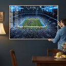 Detroit Lions Stadium Wall Art Canvas Print, Football Field by MyGreatCanvas | Canvas Wall Art Prints | Photo Prints & Wall Decor