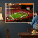 Georgia Bulldogs Stadium Wall Art Canvas Print, Sanford by MyGreatCanvas | Canvas Wall Art Prints | Photo Prints & Wall Decor