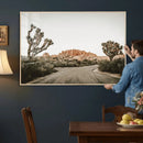 Joshua Tree Desert Wall Art Canvas Print, Minimal by MyGreatCanvas | Canvas Wall Art Prints | Photo Prints & Wall Decor