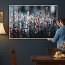 Winter Heather Wall Art Canvas Print, Frosted Floral Nature by MyGreatCanvas | Canvas Wall Art Prints | Photo Prints & Wall Decor