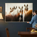 Wild Horse Herd Wall Art Canvas Print, Natural Horse by MyGreatCanvas | Canvas Wall Art Prints | Photo Prints & Wall Decor