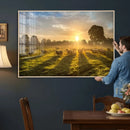 Sheep Wall Art Canvas Print – Rural Farm Animal Artwork by MyGreatCanvas | Canvas Wall Art Prints | Photo Prints & Wall Decor
