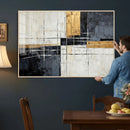 Gold Abstract Wall Art Canvas Print, Modern Luxury Geometric by MyGreatCanvas | Canvas Wall Art Prints | Photo Prints & Wall Decor