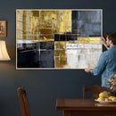 Gold Navy Abstract Wall Art Canvas Print, Modern Luxury by MyGreatCanvas | Canvas Wall Art Prints | Photo Prints & Wall Decor
