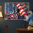 USA Statue of Liberty Graffiti Street Art Wall Art Canvas by MyGreatCanvas | Canvas Wall Art Prints | Photo Prints & Wall Decor