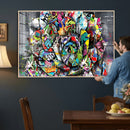 Abstract Graffiti Collage Street Art Wall Art Canvas Print by MyGreatCanvas | Canvas Wall Art Prints | Photo Prints & Wall Decor