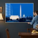 Washington DC Skyline Wall Art Canvas Print – Lincoln by MyGreatCanvas | Canvas Wall Art Prints | Photo Prints & Wall Decor