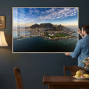 Cape Town Wall Art Canvas Print – Table Mountain Coastal by MyGreatCanvas | Canvas Wall Art Prints | Photo Prints & Wall Decor