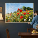 Wildflower Meadow Wall Art Canvas Print – Colorful Poppy and by MyGreatCanvas | Canvas Wall Art Prints | Photo Prints & Wall Decor