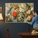 Vintage Birds and Flowers Wall Art Canvas Print, Botanical by MyGreatCanvas | Canvas Wall Art Prints | Photo Prints & Wall Decor