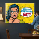 Pop Art Print Bathroom Sign Wall Art Canvas Print — Funny by MyGreatCanvas | Canvas Wall Art Prints | Photo Prints & Wall Decor