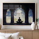 Women and Yoga Wall Art Canvas Print