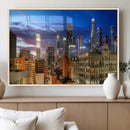 Los Angeles Night Wall Art Canvas Print