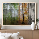Four Seasons Wall Art Forest Canvas Print – Triptych