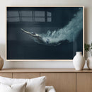 Swimmer Wall Art Canvas Print