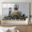 Buddha Statue Wall Art Canvas Print