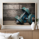 Dambell and Sport Wall Art Canvas Print by MyGreatCanvas | Canvas Wall Art Prints | Photo Prints & Wall Decor