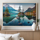 Crystal Clear Lake Wall Art | Mountains Wall Art Canvas | 3 by MyGreatCanvas | Canvas Wall Art Prints | Photo Prints & Wall Decor