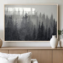Misty Forest Canvas Wall Art – Monochrome Triptych Pine Tree by MyGreatCanvas | Canvas Wall Art Prints | Photo Prints & Wall Decor