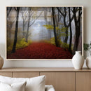 Foggy Forest Wall Art Landscape Canvas Print