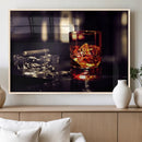Whiskey and Cigar Canvas – Luxurious Wall Art for Home or