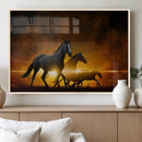 Horse Wall Art Canvas Print, Multi Panel Animal Canvas Print
