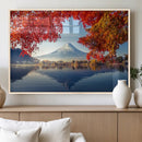 Mount Fuji Canvas Wall Art Japan Autumn Mountain Canvas