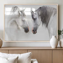 White Horse Wall Art Animal Canvas Print by MyGreatCanvas | Canvas Wall Art Prints | Photo Prints & Wall Decor