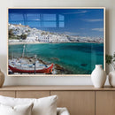 Santorini Wall Art Canvas Print