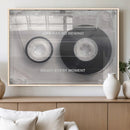 Vintage Cassette Tape Canvas Wall Art - Inspirational 'Life by MyGreatCanvas | Canvas Wall Art Prints | Photo Prints & Wall Decor