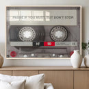 Music Cassette Iconic Wall Art Canvas Print by MyGreatCanvas | Canvas Wall Art Prints | Photo Prints & Wall Decor